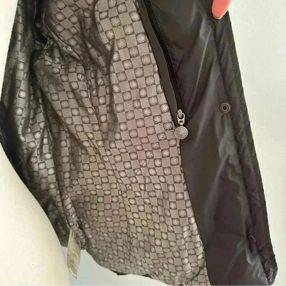 UGG Puffer Down Gray Jacket Parka 80% Duck Down M - Picture 15 of 16